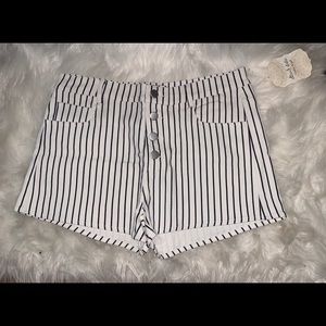 striped shorts